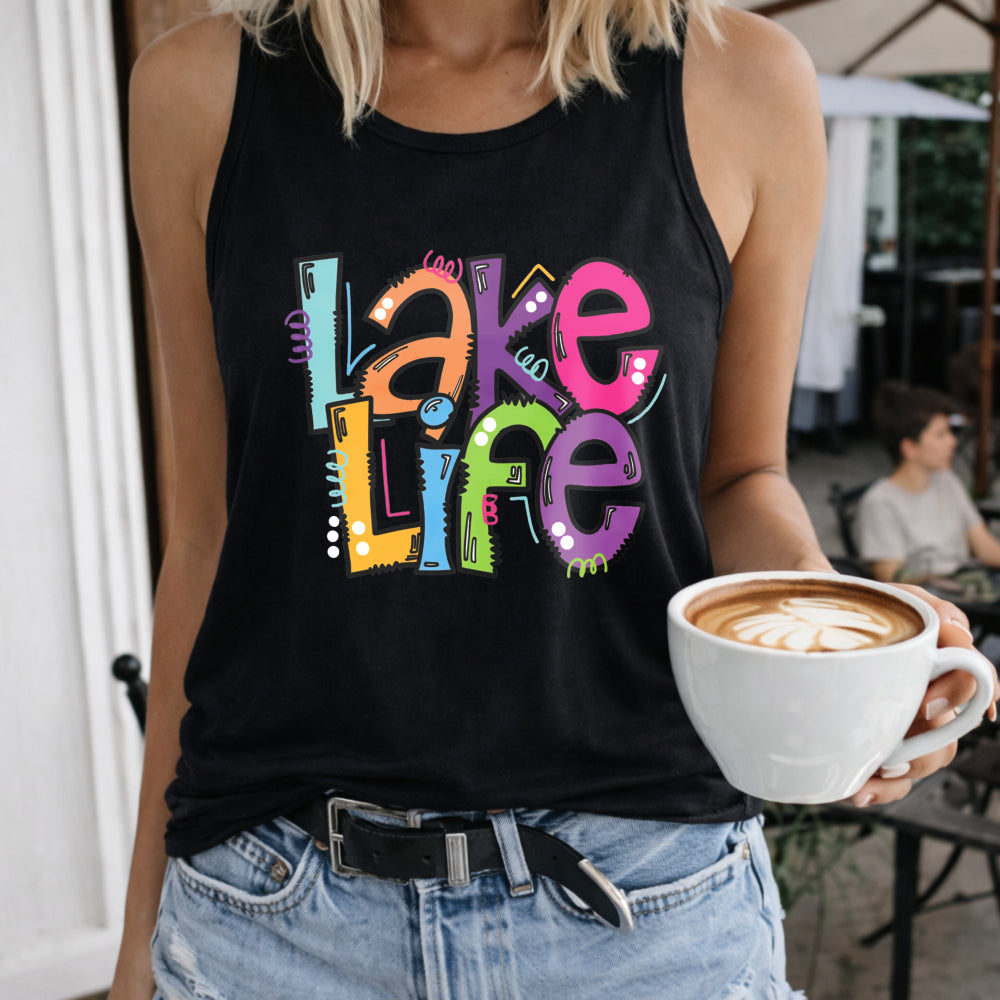 Lake Life - White Women's Tank Top