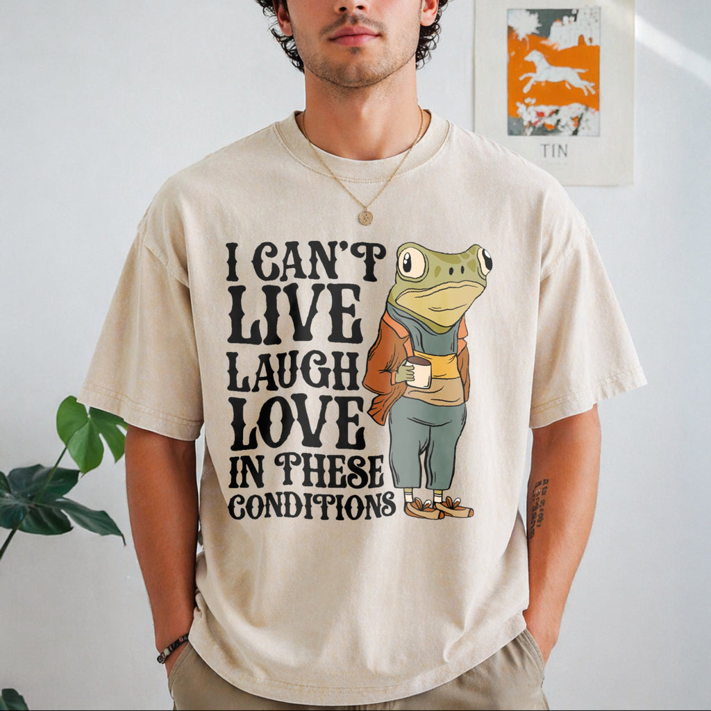 Live Laugh Love Under These Conditions Vintage Washed product image 1