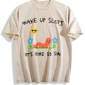 Wake Up Sluts Funny Animal Meme Sarcastic Cursed Vintage product image 1