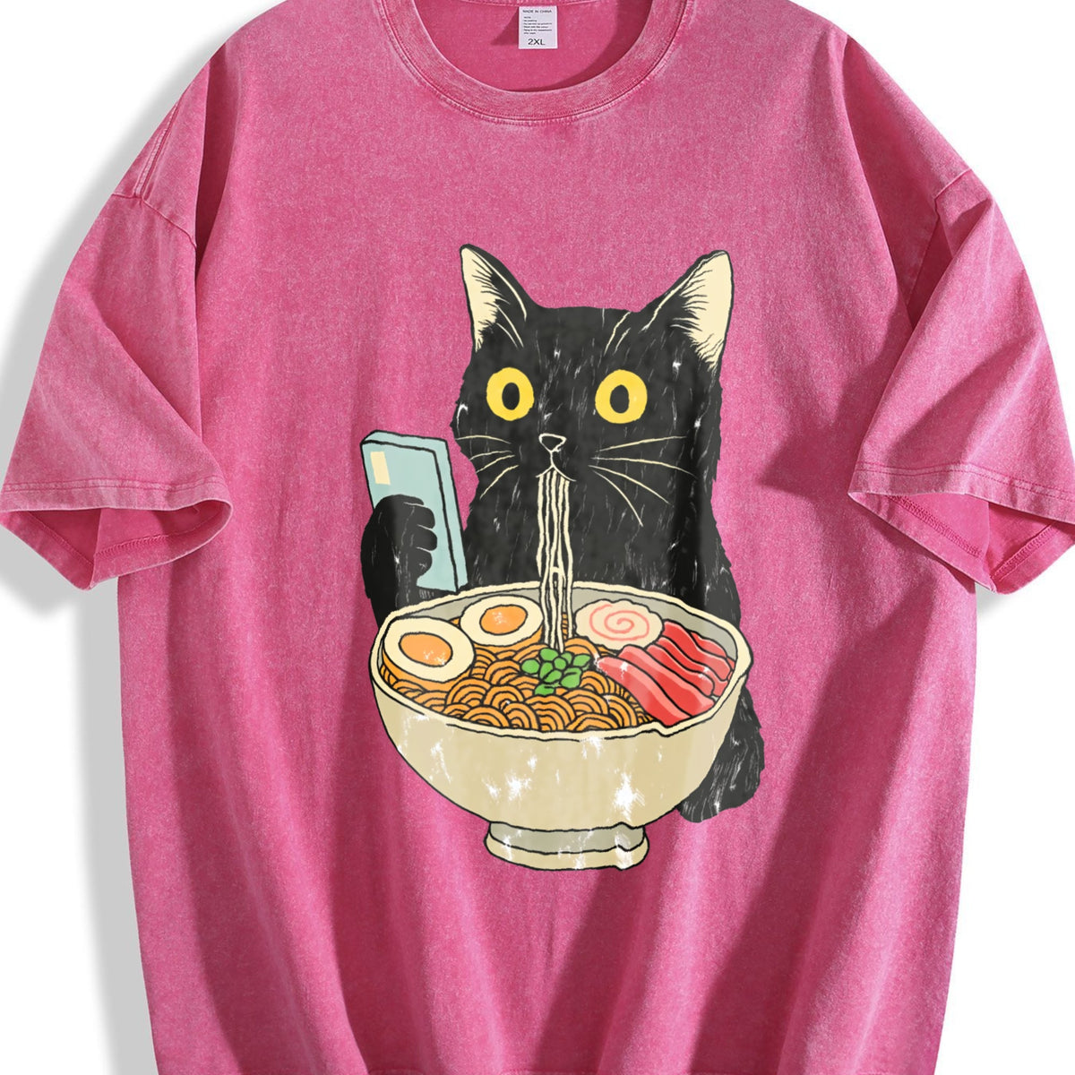 Cat Rahmen Vintage Washed T-Shirt product image 7