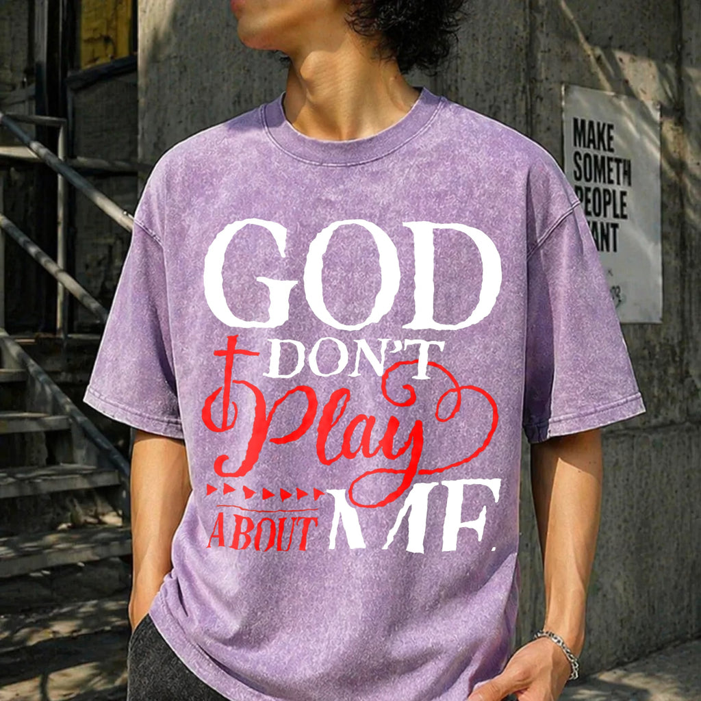 God Dont Play About Me Inspirational Faith Christ Vintage product image 6