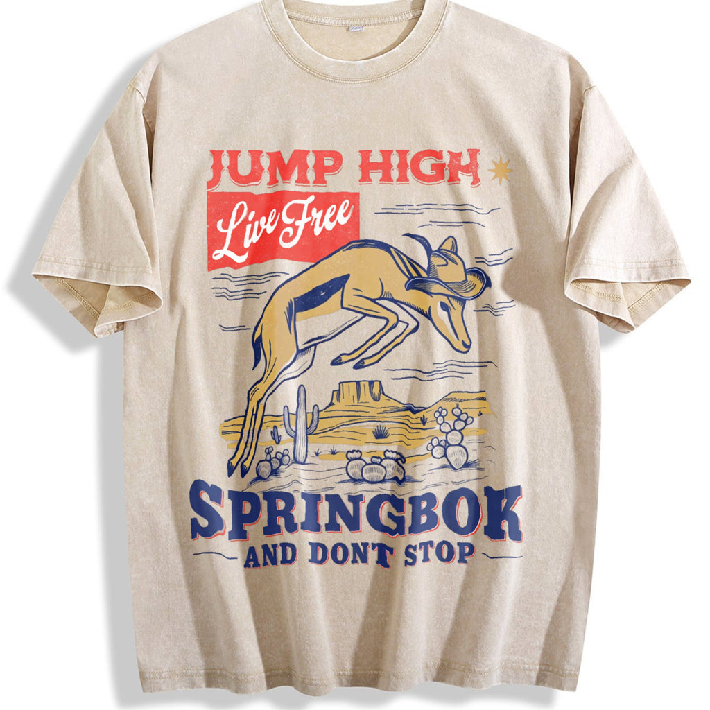 Springbok Western 90s Vintage Washed T-Shirt product image 1
