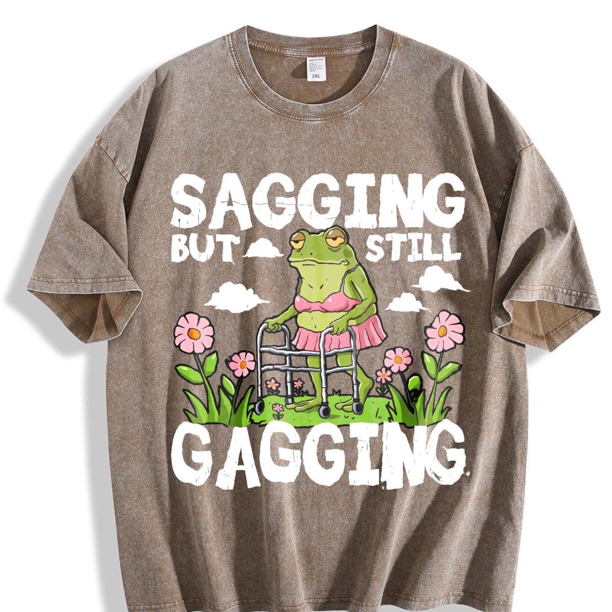 Sagging But Still Gagging Vintage Washed T-Shirt product image 3