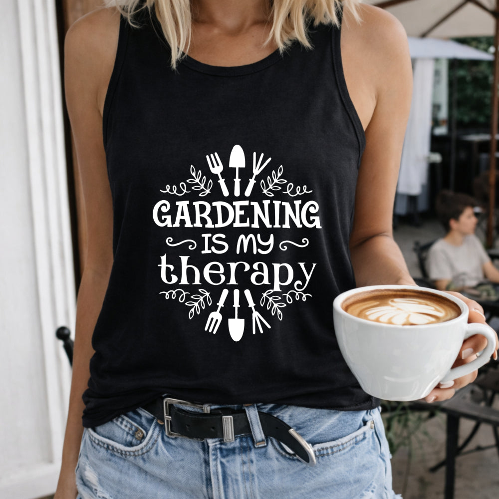 Gardening Is My Therapy Women's Tank Top