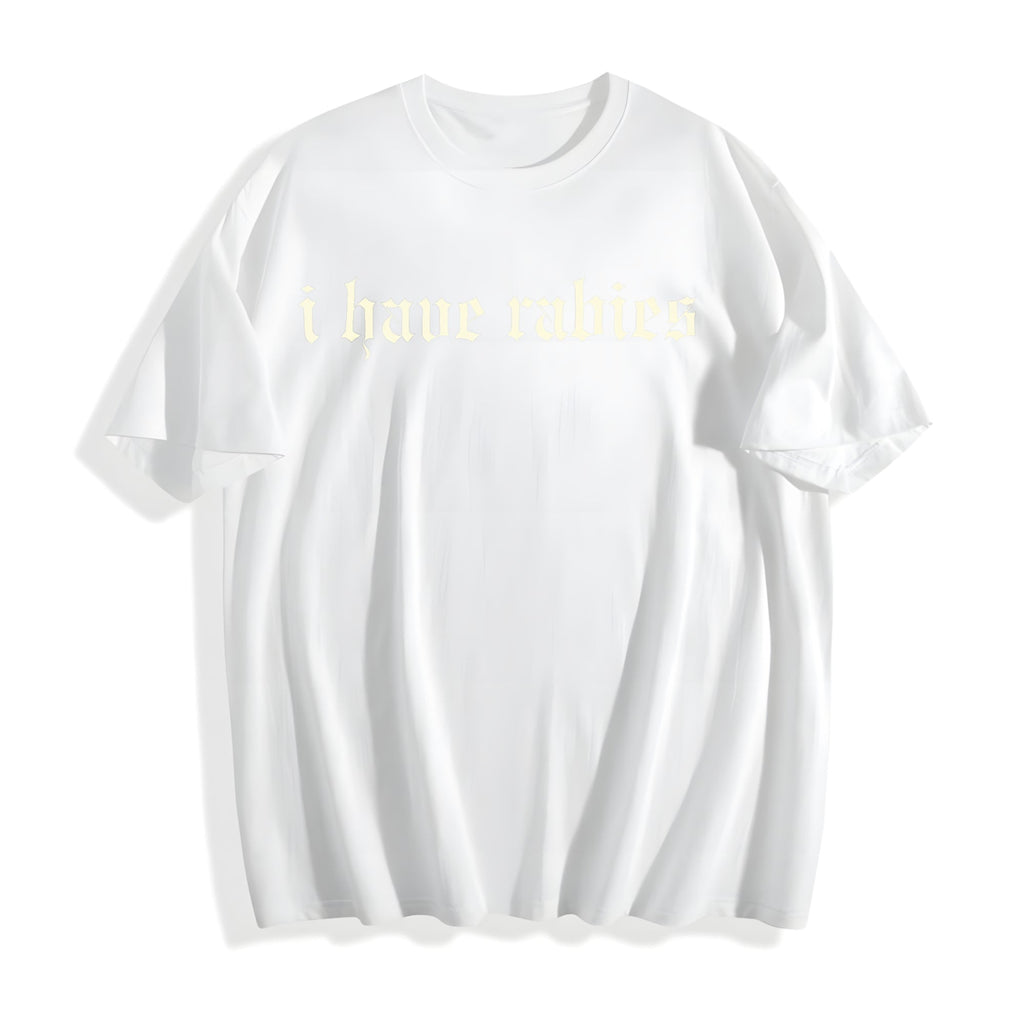 I Have Rabies Funny Cotton T-Shirt product image 2
