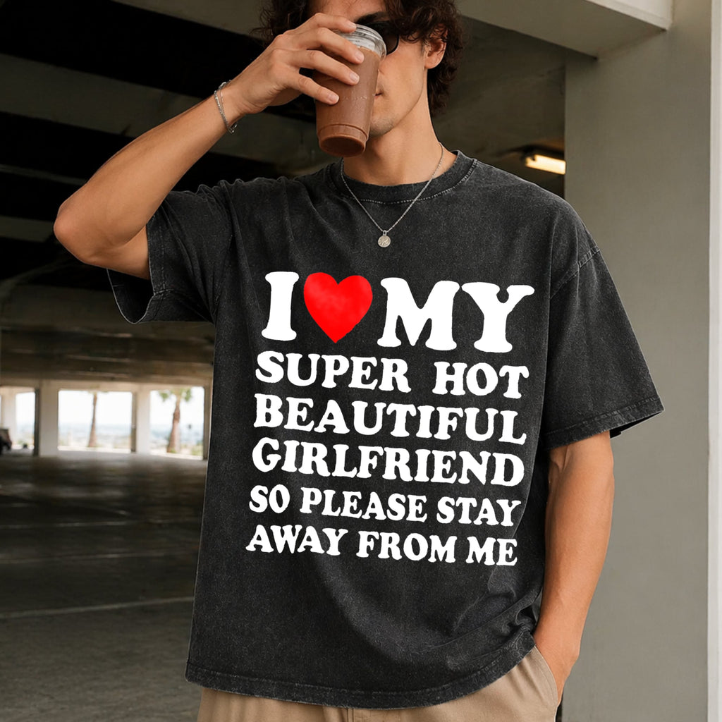 I Love My Super Hot Beautiful Classic Vintage Washed T-Shirt product image 2
