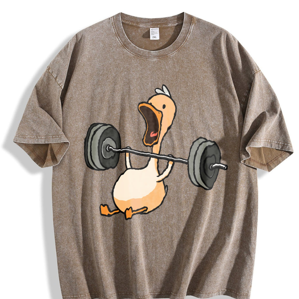 Lifting Duck Vintage Washed T-Shirt product image 3