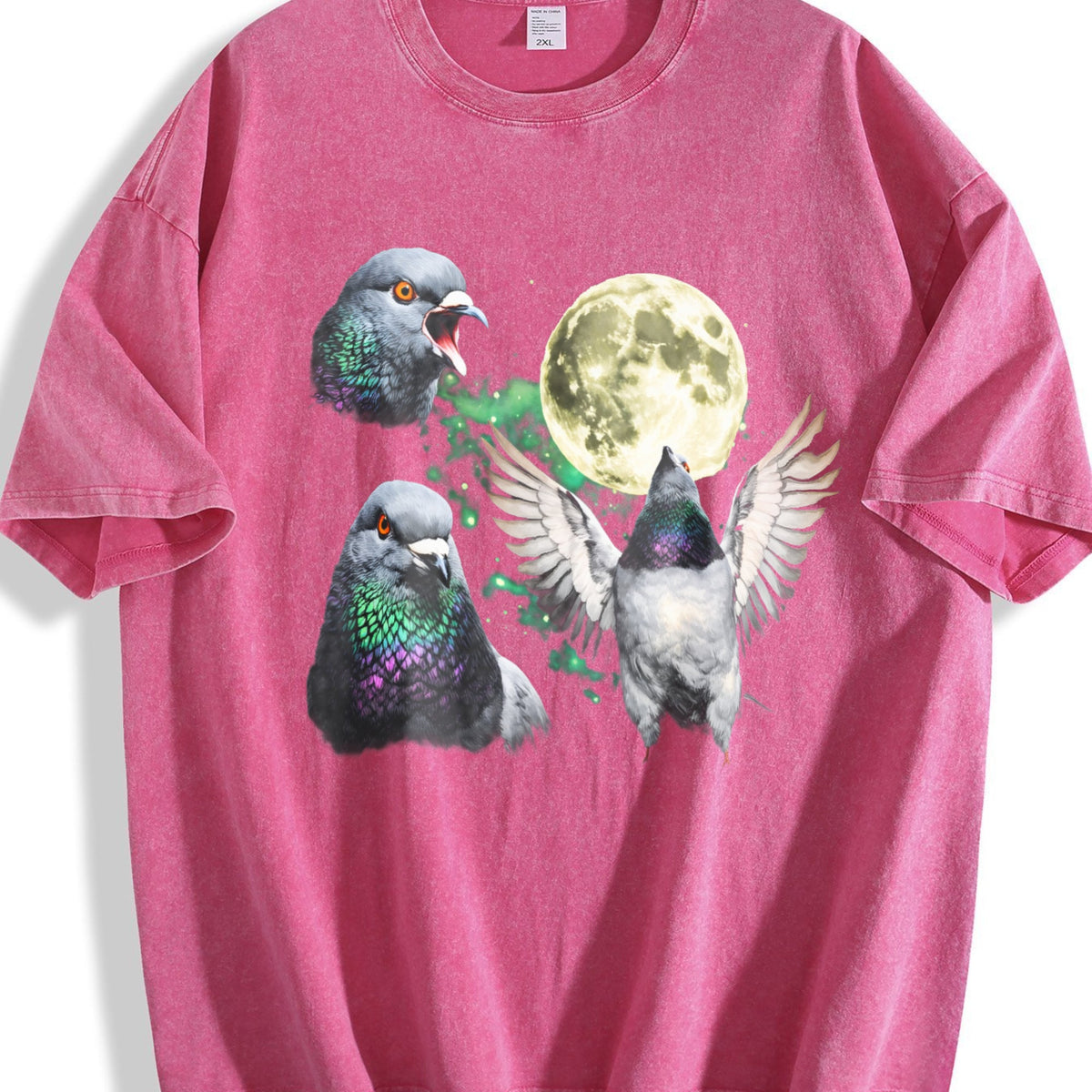 Pigeon Moon Vintage Washed T-Shirt product image 7