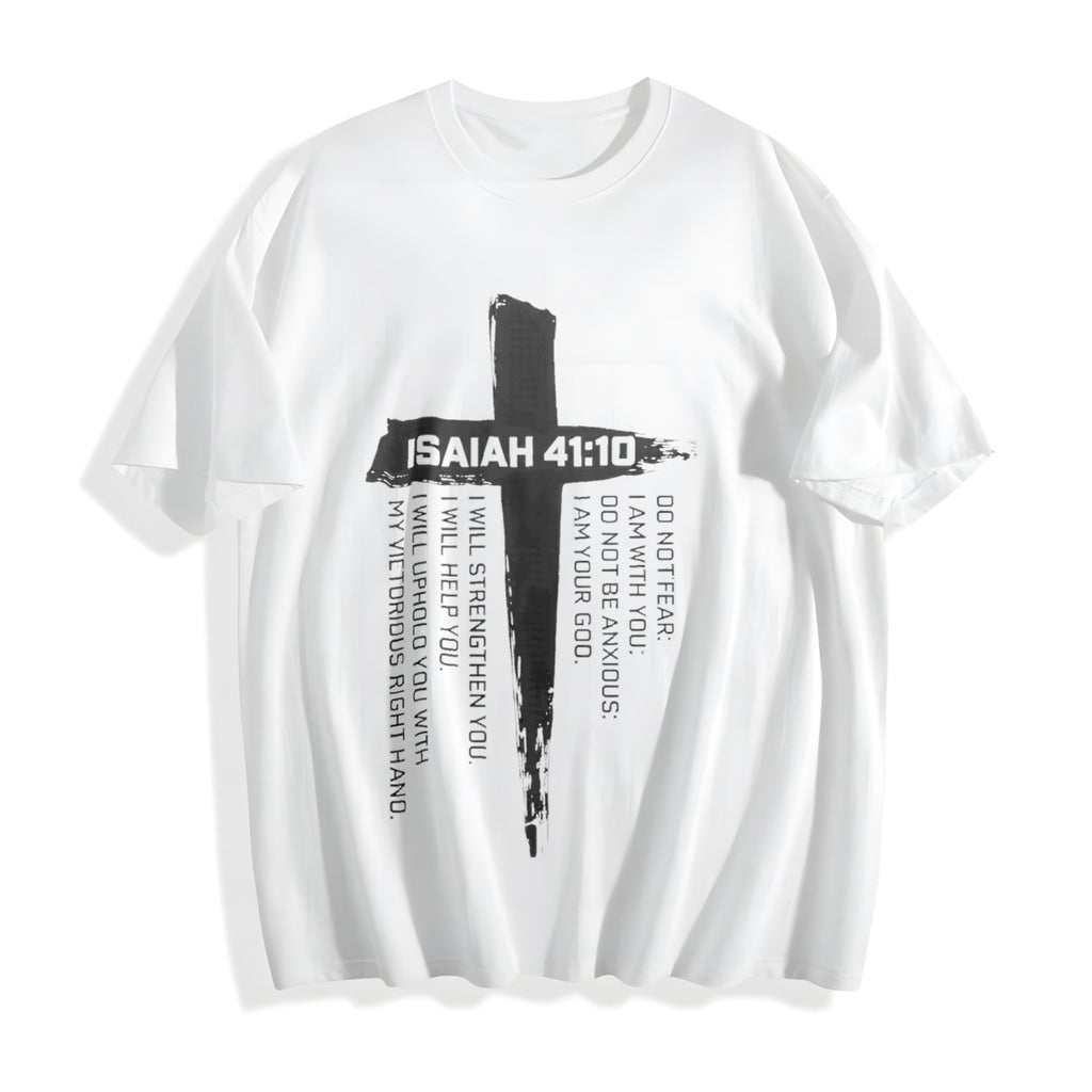 Bible Verses & Cross - Anti-wax Technology Cotton T-Shirt product image 2