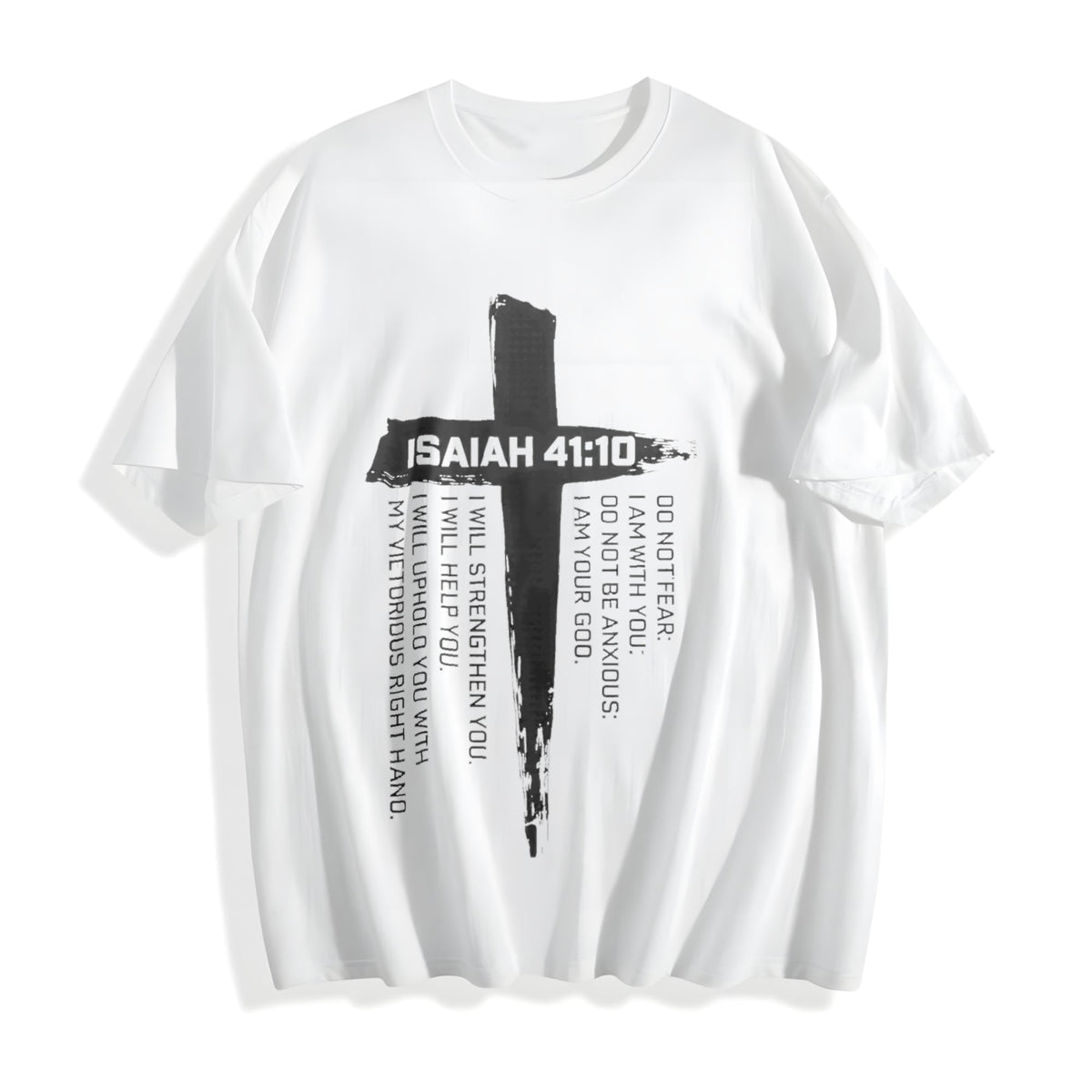 Bible Verses & Cross - Anti-wax Technology Cotton T-Shirt product image 2