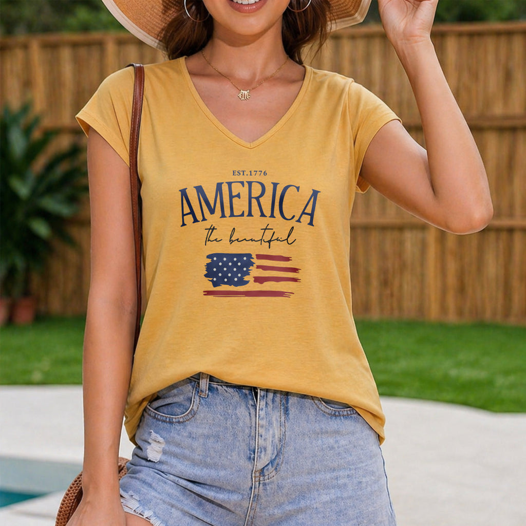 Stretchy For With Women's V-Neck Tank Top
