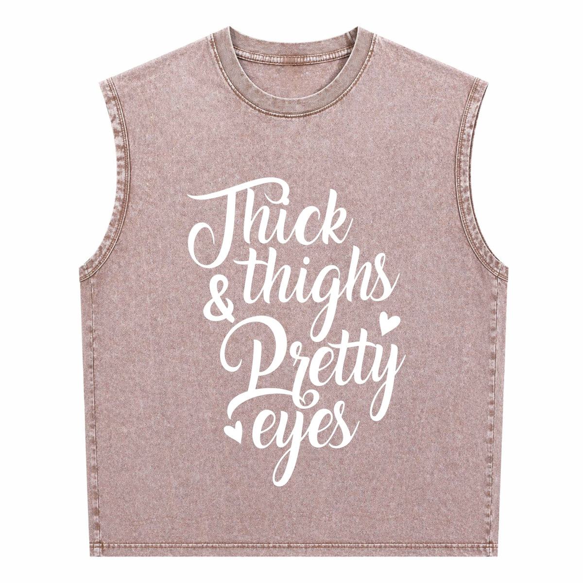 Thighs & Pretty Eyes Men's Washed Tank Top