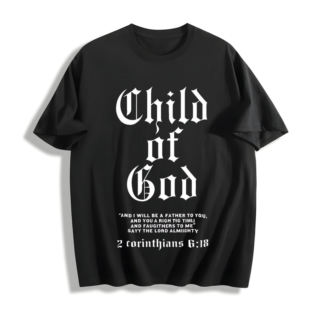 Child of God Scripture Cotton T-Shirt product image 1