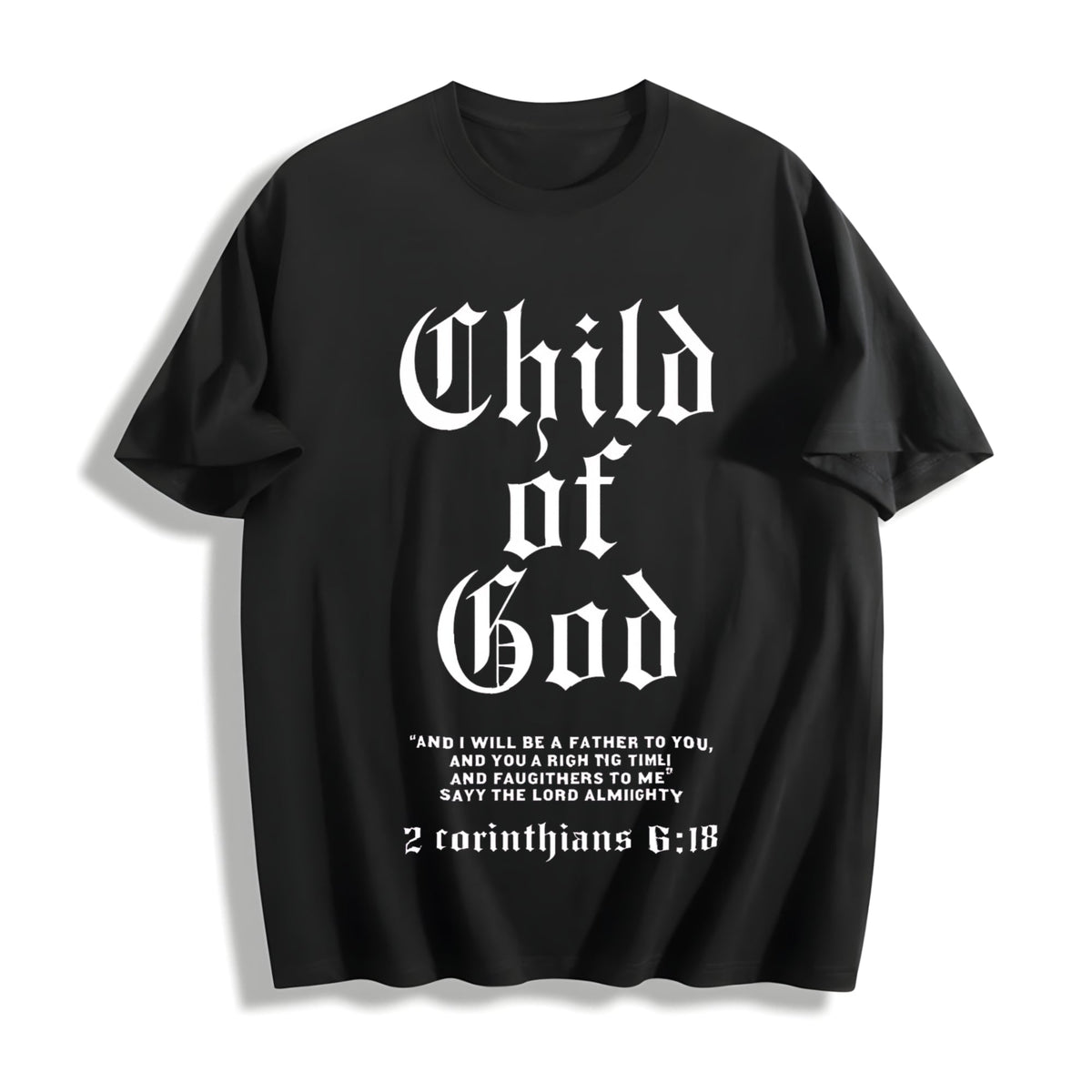 Child of God Scripture Cotton T-Shirt product image 1