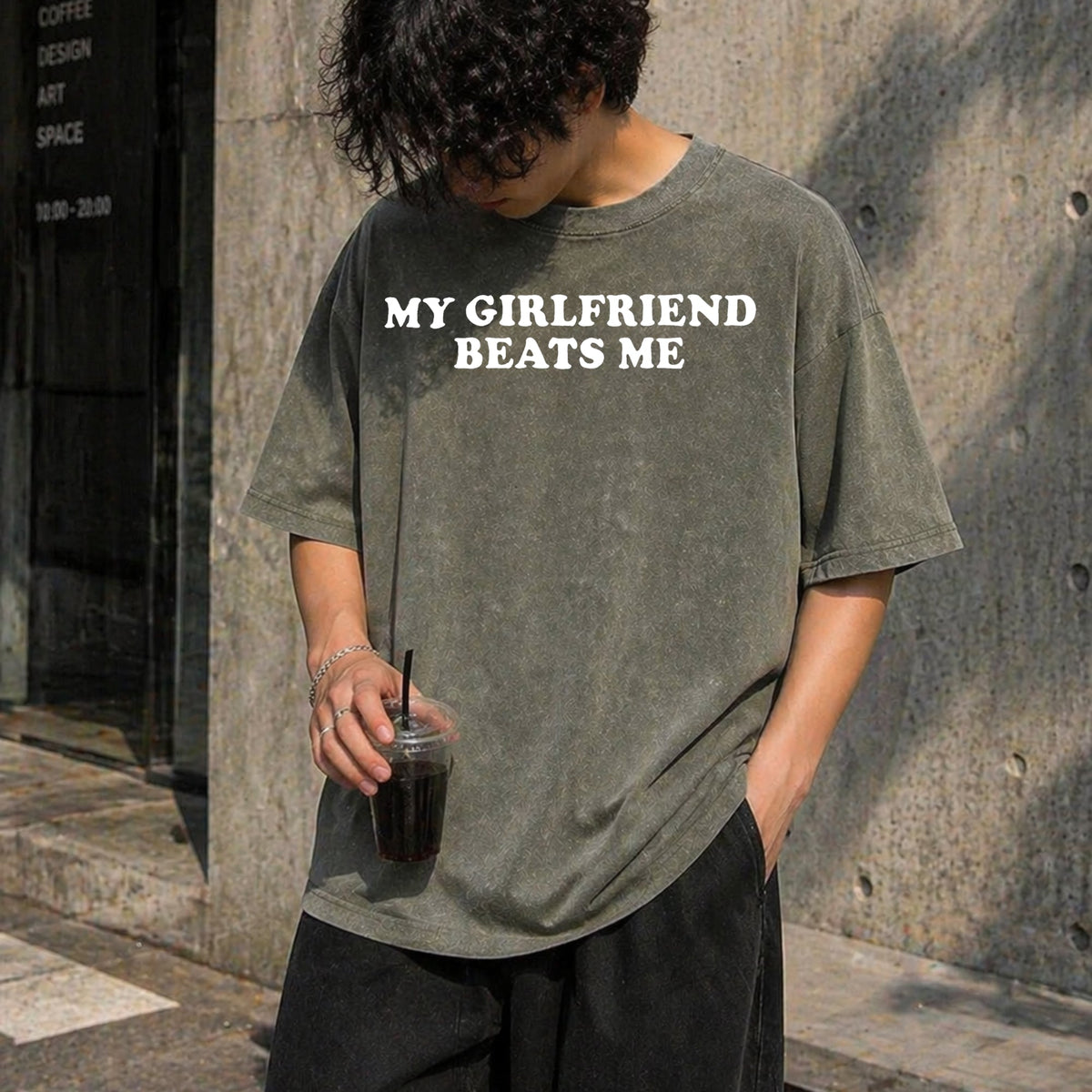 Humorous Relationship T - My Beats Me For Trending Vintage product image 4