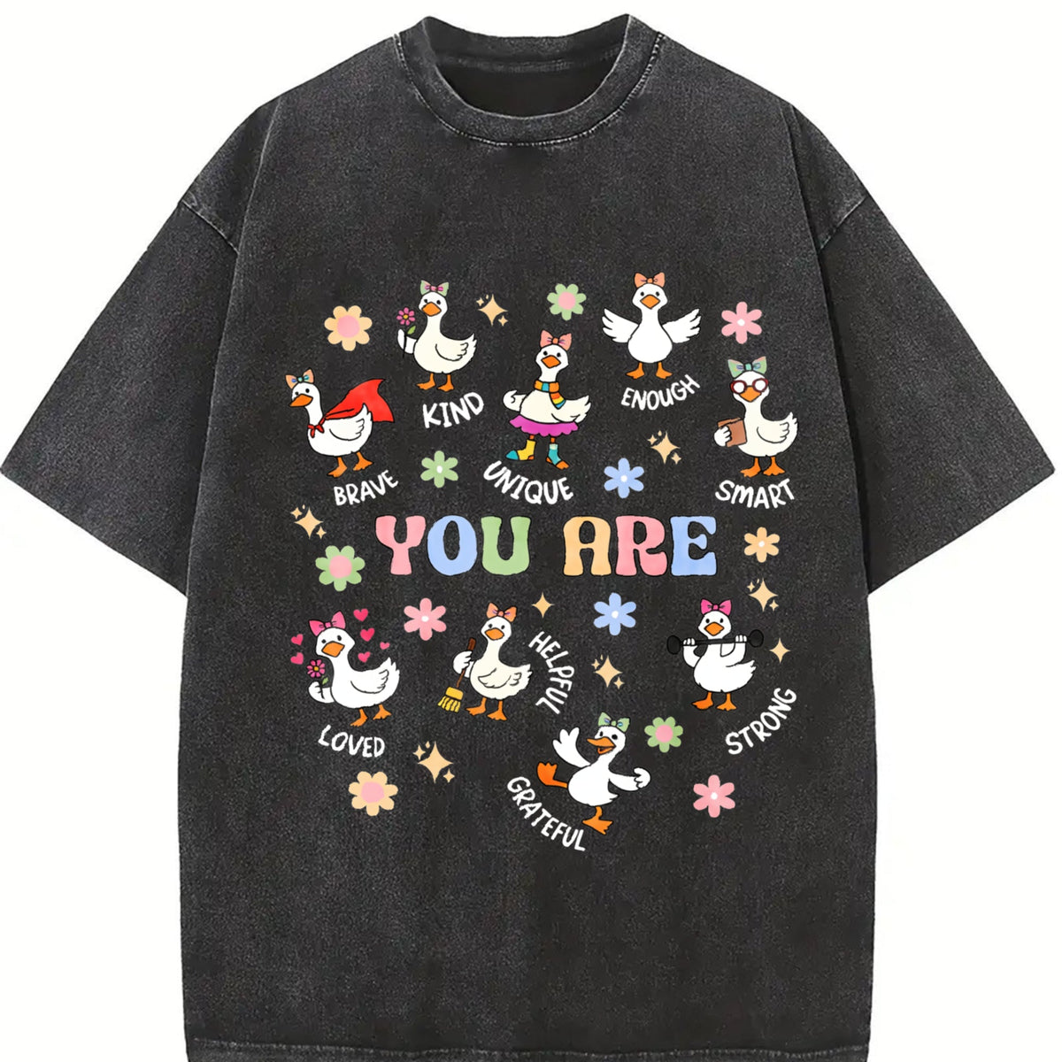 Silly Goose You Are Kind Vintage Washed T-Shirt product image 2