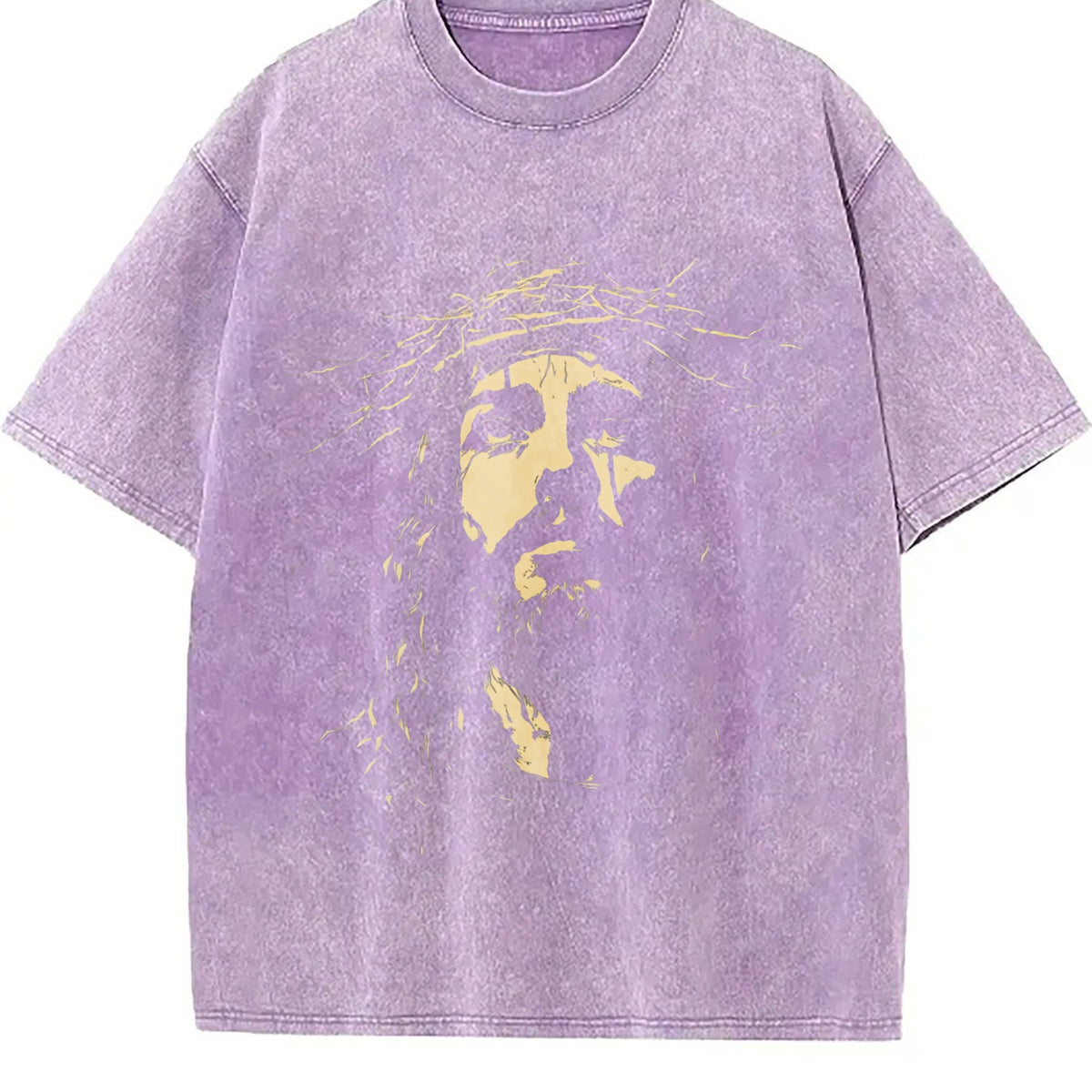 Distressed Gold Graphic Vintage Washed T-Shirt product image 6