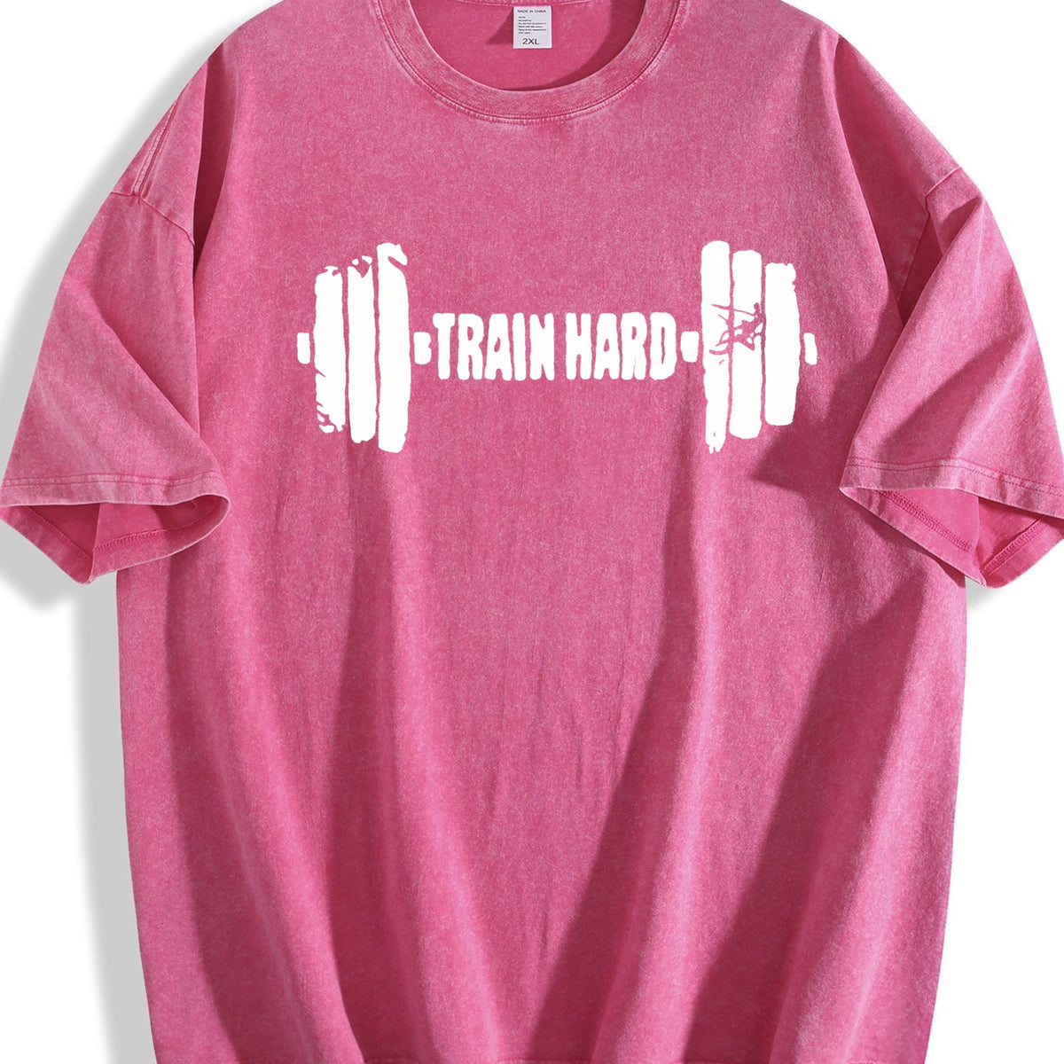 100 Black - Gym With Dumbbell & Geometric Vintage Washed product image 5