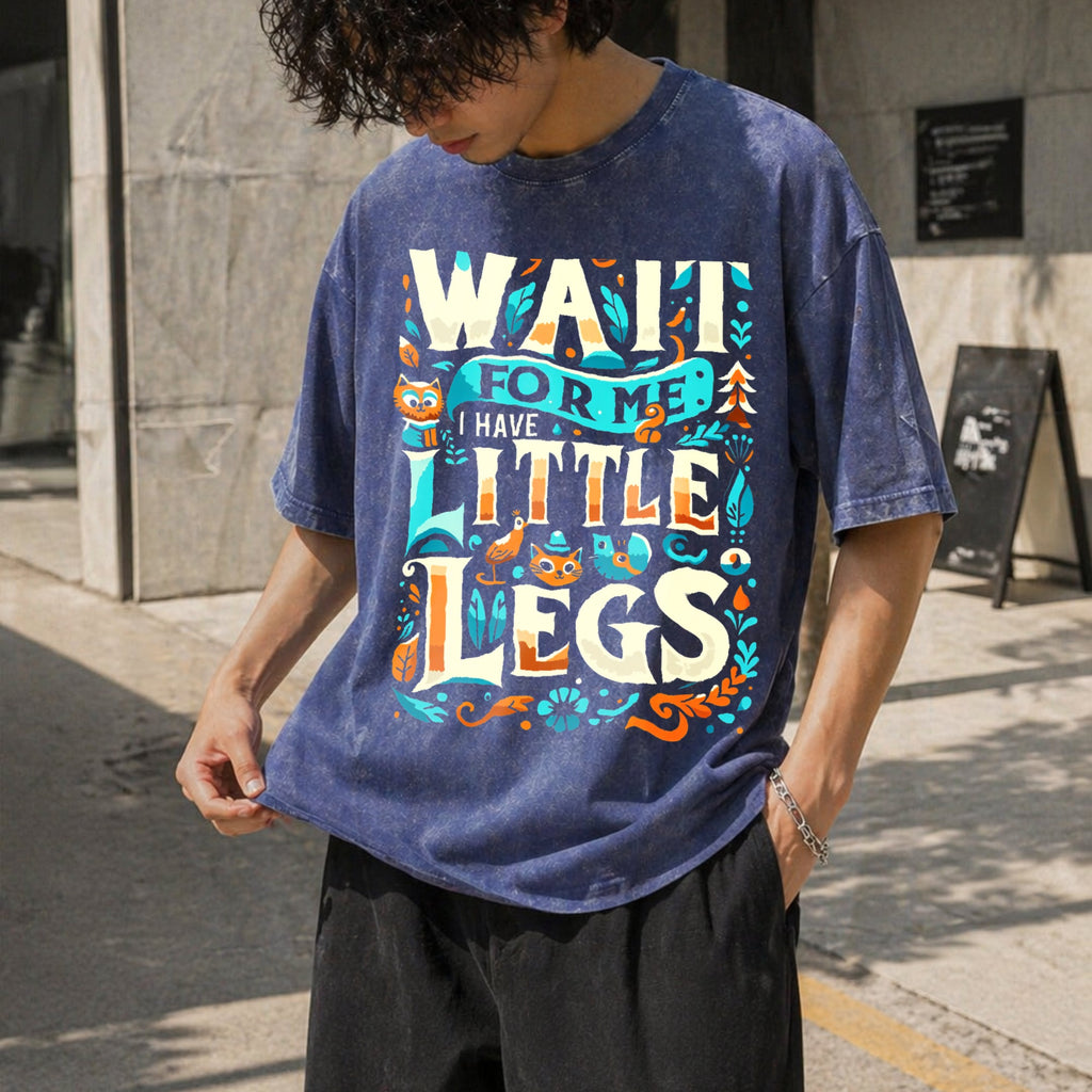 Cozy 'wait For Me I Have Little Legs' Short Guys Vintage product image 8