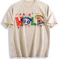 Holiday Letter Wide Brim Hat Cinco De Mayo Carnival Vintage Washed T-Shirt