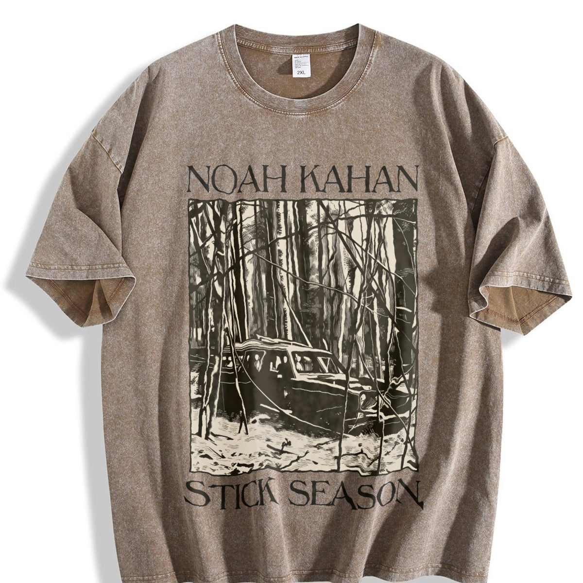 N0ah Kahannn 2 Sides Vintage Washed T-Shirt product image 3