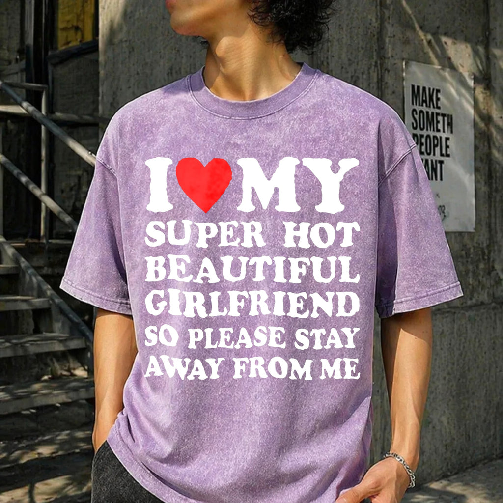 I Love My Super Hot Beautiful Classic Vintage Washed T-Shirt product image 6
