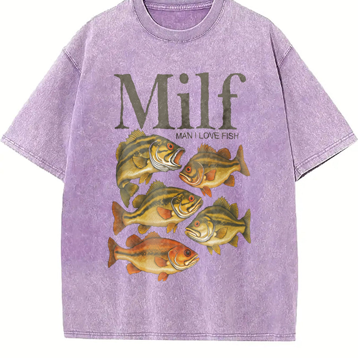 Man I Love Fisht Vintage Washed T-Shirt product image 6