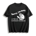 Corporate Nightmare Raccoon Funny Cotton T-Shirt product image 1