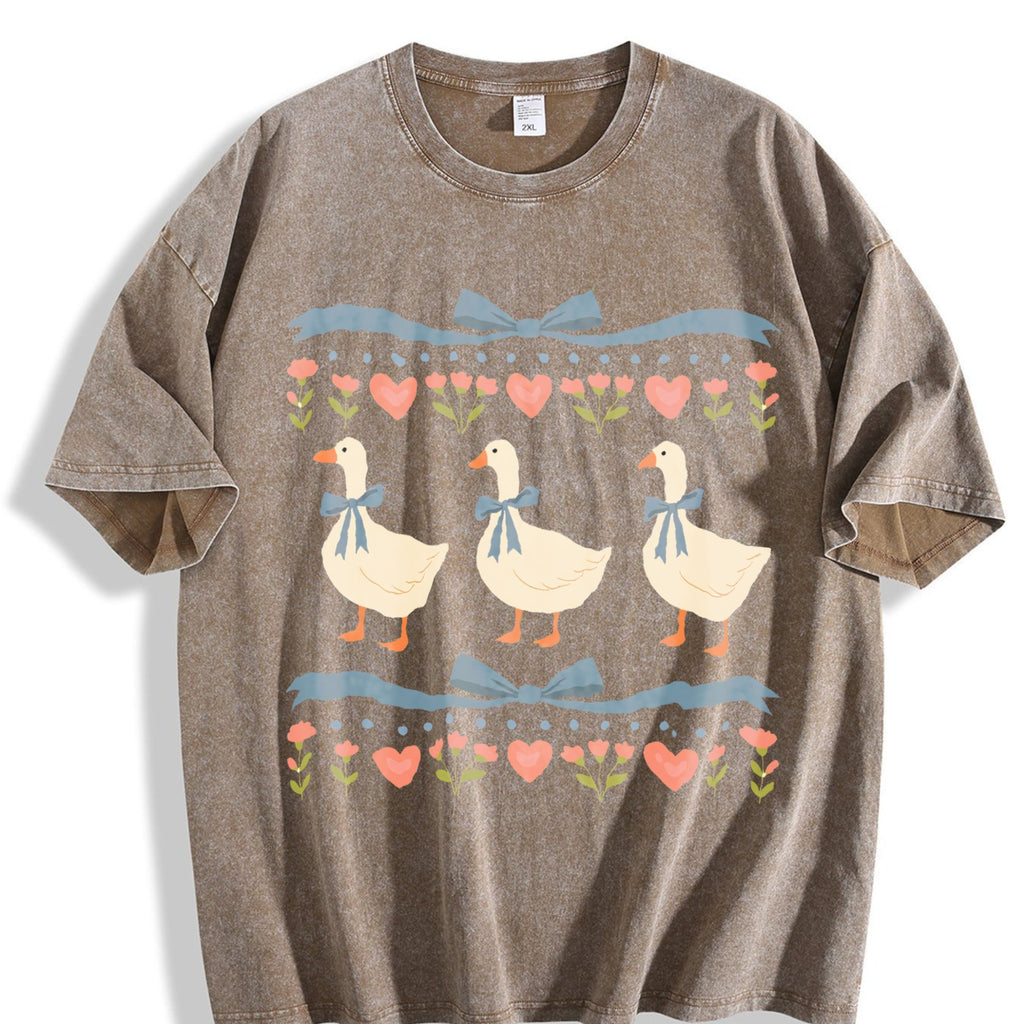 Blue Ribbon Goose Vintage Washed T-Shirt product image 3