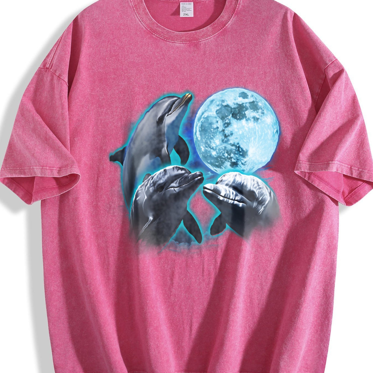 Three Dolphin Vintage Washed T-Shirt product image 7