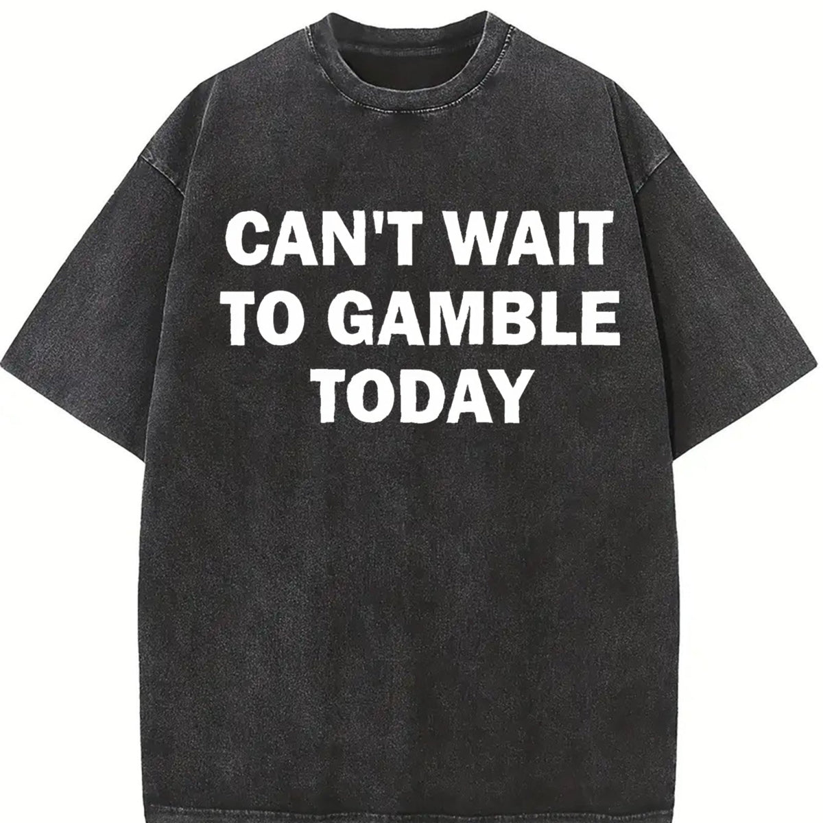 Can't Wait To Gamble Today - Funny Vintage Washed T-Shirt product image 2