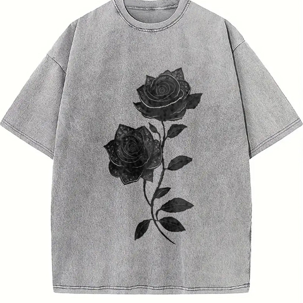 Dark Rose T Vintage Washed T-Shirt product image 4