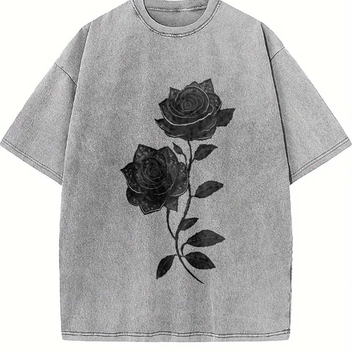 Dark Rose T Vintage Washed T-Shirt product image 4
