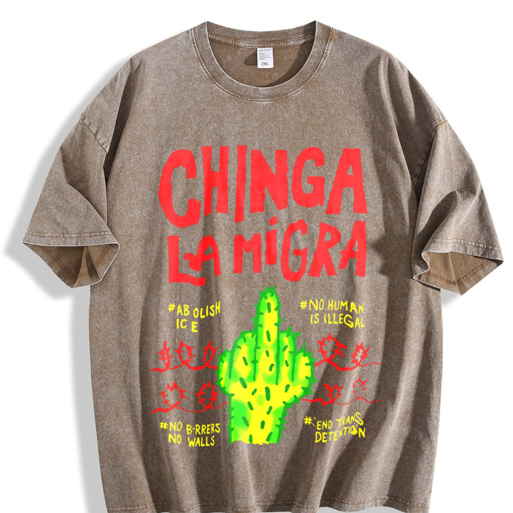 Chinga LA Migra Vintage Washed T-Shirt product image 3