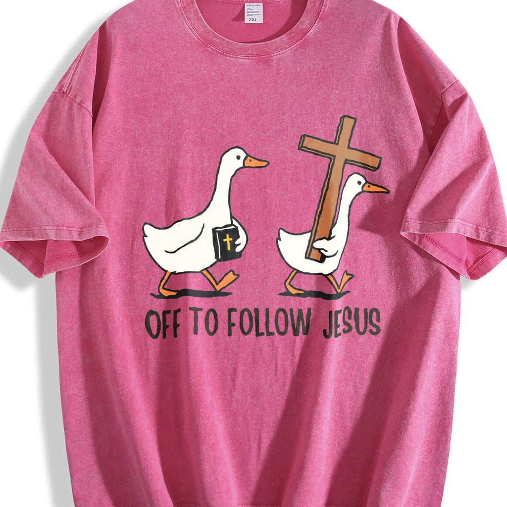 Christianity Silly Goose Vintage Washed T-Shirt product image 5