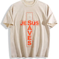 Jesus Saves Vintage Washed T-Shirt product image 1