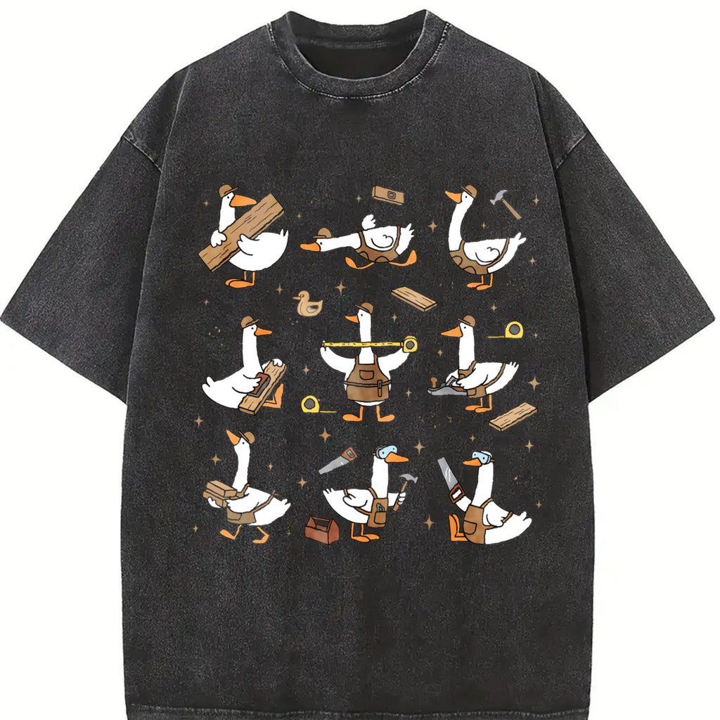 Silly Goose Woodworking Vintage Washed T-Shirt product image 2