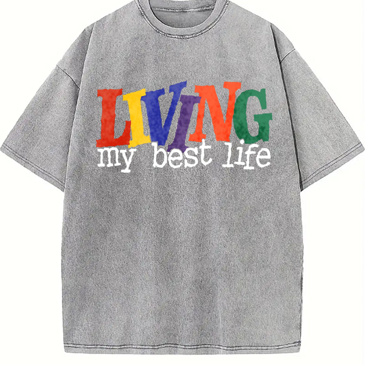 Living My Best Life Vintage Washed T-Shirt product image 5