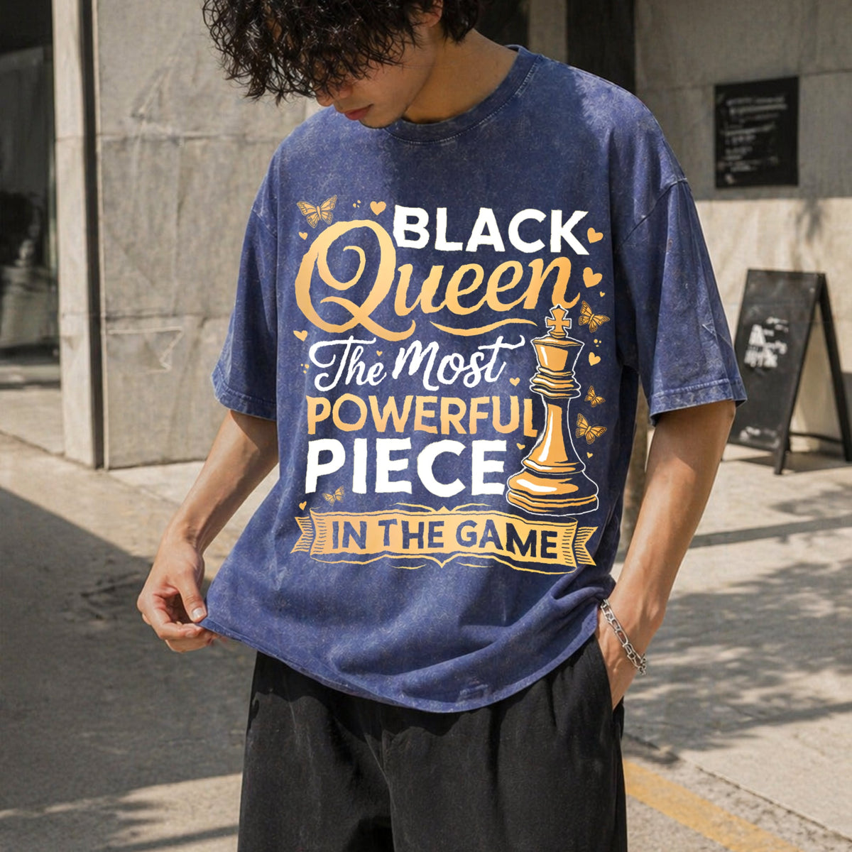 Black History For Month Vintage Washed T-Shirt product image 8