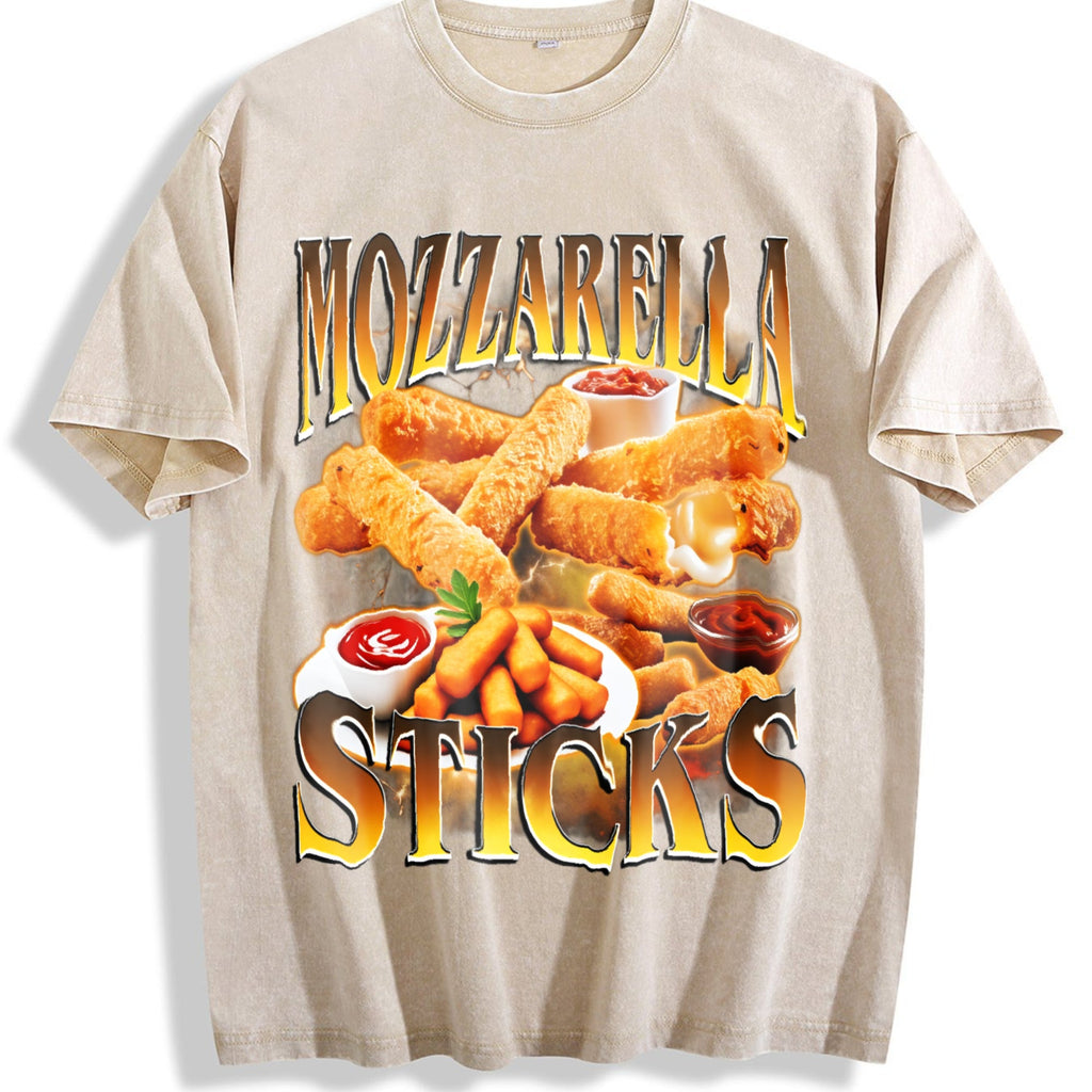 Mozzarella Sticks Vintage Washed T-Shirt product image 1