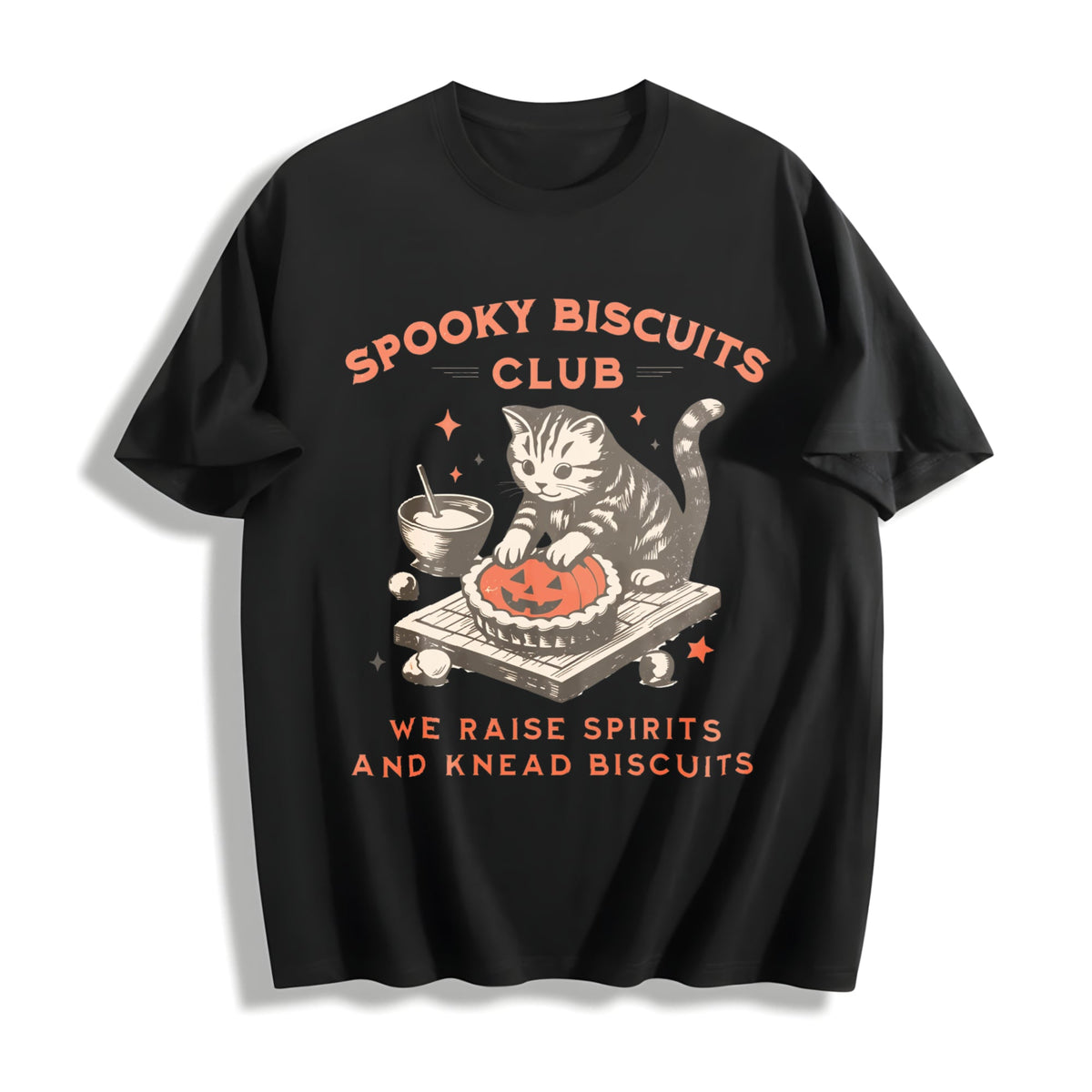Spooky Biscuits Club Cotton T-Shirt product image 1