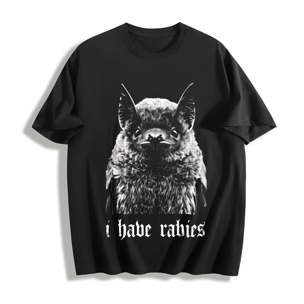 I Have Rabies Bat Cotton T-Shirt product image 1