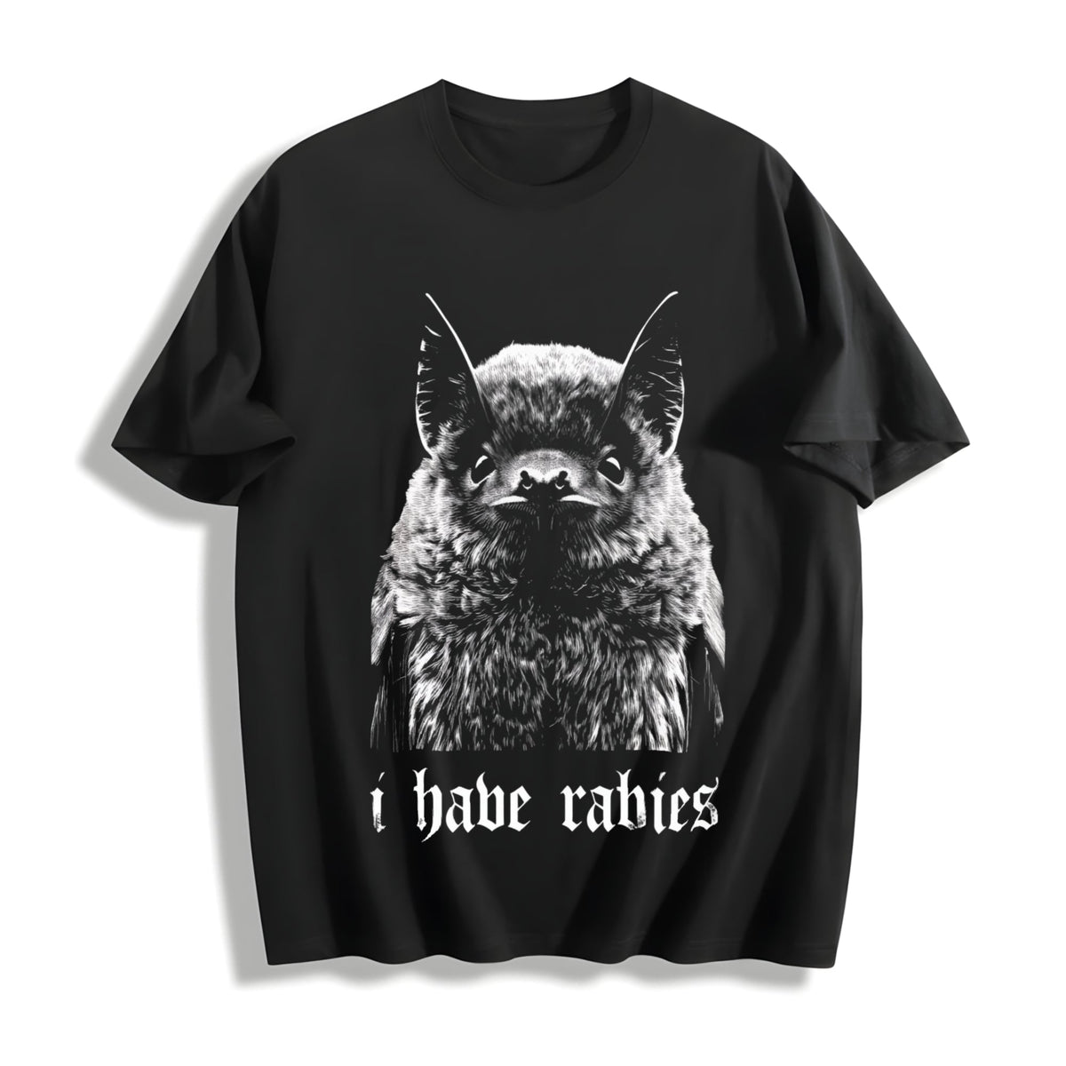 I Have Rabies Bat Cotton T-Shirt product image 1