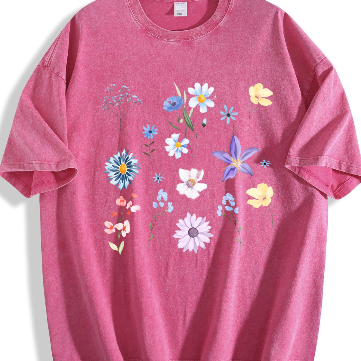 Blooms And Wild Flowers 90s Vintage Washed T-Shirt product image 7