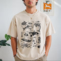Sea Animal Tattoo Vintage Washed T-Shirt product image 1