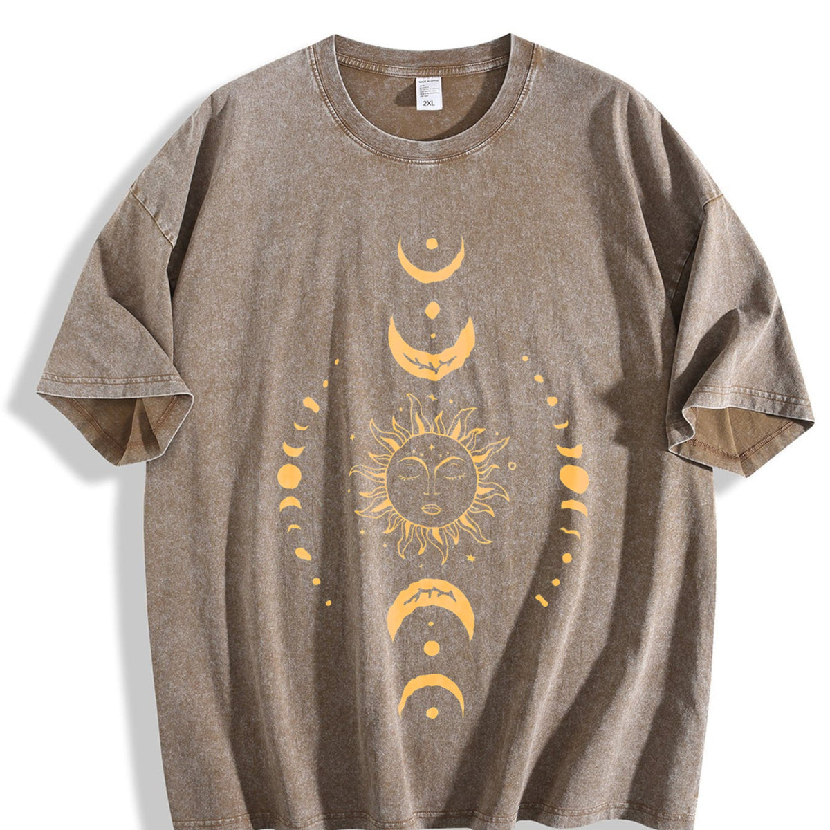 Moon And Sun Vintage Washed T-Shirt product image 3