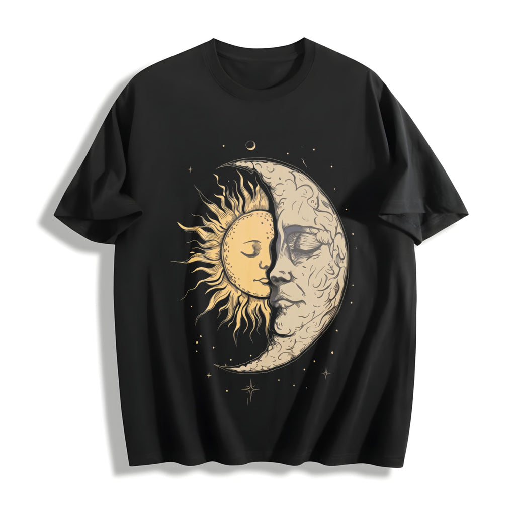 Mystical Sun And Moon Face Yin Yang Hippie Chic Hippy product image 1