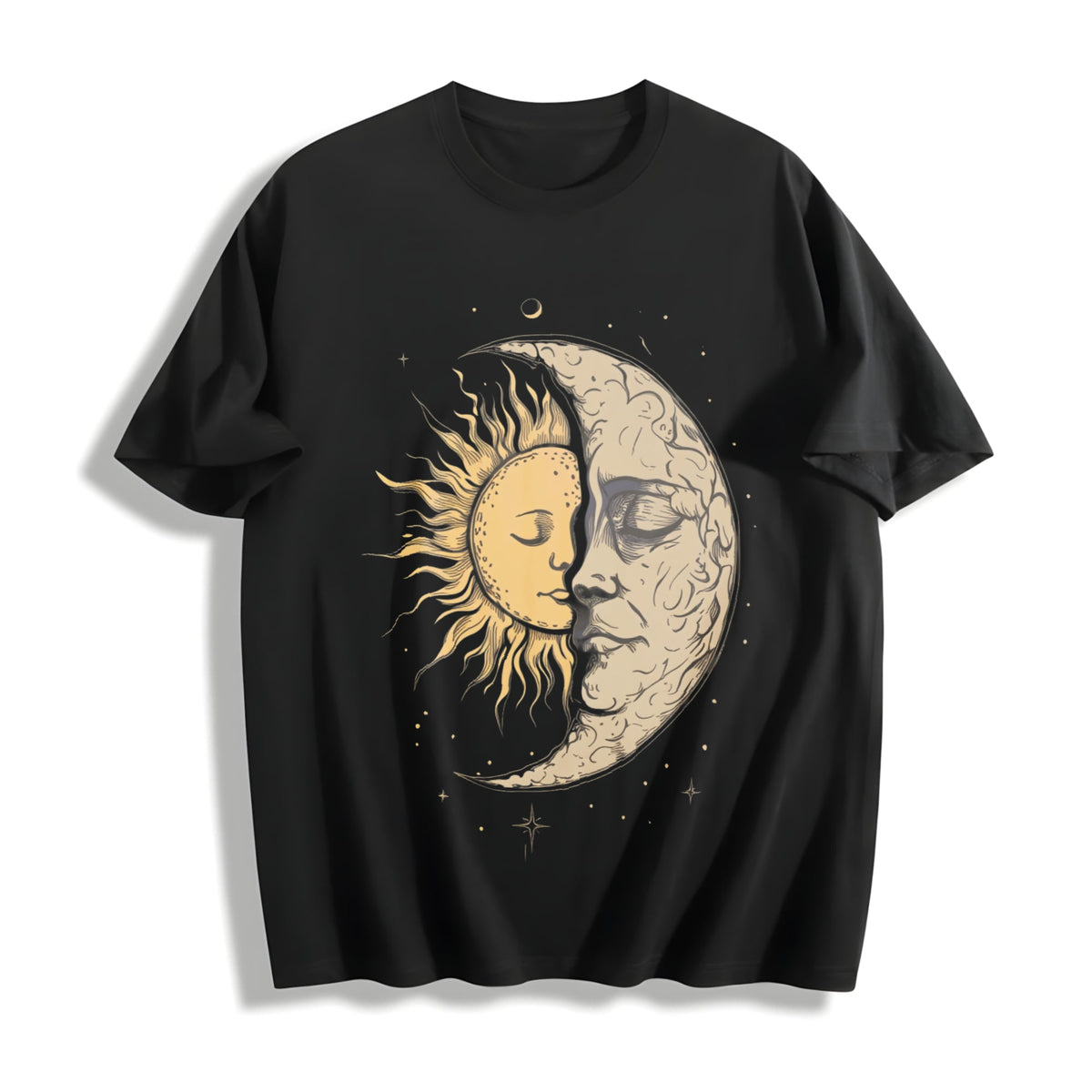 Mystical Sun And Moon Face Yin Yang Hippie Chic Hippy product image 1