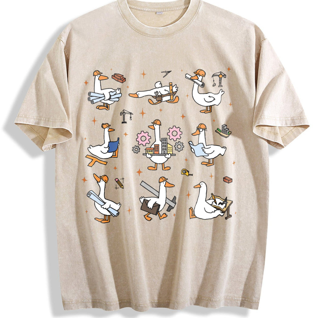 Silly Goose Architect Vintage Washed T-Shirt product image 1