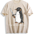 Funny Penguin Vintage Washed T-Shirt product image 1